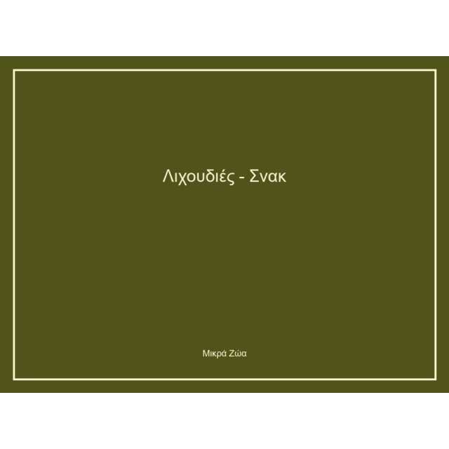 Λιχουδιές - Σνακ