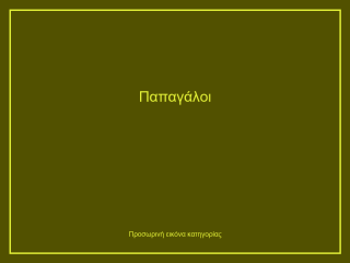 Παπαγάλοι
