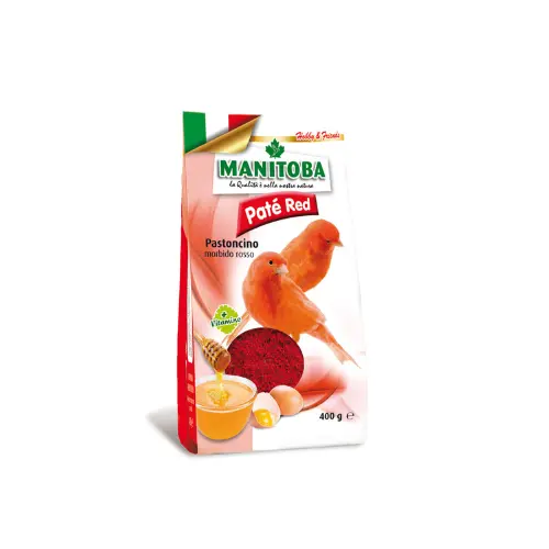 Manitoba Red Pate Κόκκινη Αυγοτροφή για Καναρίνια 400gr
