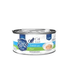 Υγρή Τροφή Γάτας Egeo Cat Adult Τόνος με Αλόη σε Ζελέ 85gr