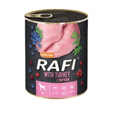 Rafi Dog Πατέ με Γαλοπούλα, Μύρτιλο & Κράνμπερι 800gr