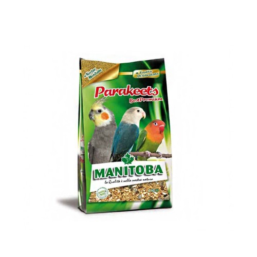 Manitoba Parakeets Best Premium Τροφή για Μεσαίους Παπαγάλους 1kg