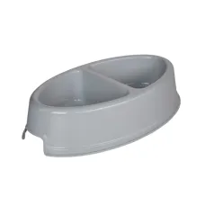 Joypet Πλαστικό Ellipse Διπλό Μπολ Φαγητού & Νερού για Σκύλο & Γάτα 1LT