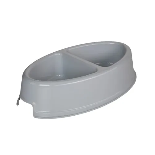 Joypet Πλαστικό Ellipse Διπλό Μπολ Φαγητού & Νερού για Σκύλο & Γάτα 1LT