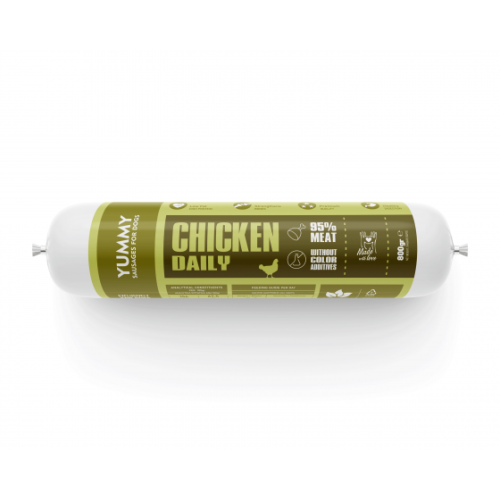 NATURE’S FOOD YUMMY ΣΑΛΑΜΙ ΣΚΥΛΟΥ CHICKEN DAILY 400gr
