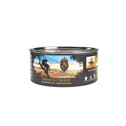 AMBROSIA Adult Sterilised Chicken & Salmon