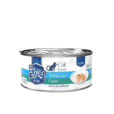 Υγρή Τροφή Γάτας Egeo Cat Adult Τόνος με Αχιβάδες σε Ζελέ 85gr