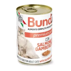 Bundy Κονσέρβα Γάτας Πατέ Σολομός & Γαρίδες 400gr