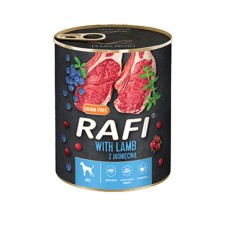 Rafi Dog Πατέ με Αρνί, Μύρτιλο & Κράνμπερι 800gr