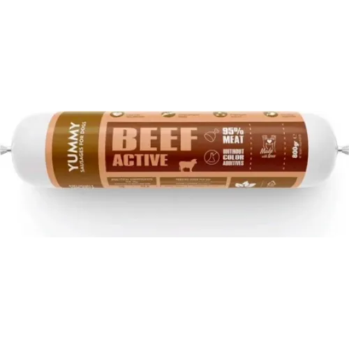Nature's Food Yummy Σαλάμι Active Beef 400gr