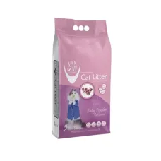 Άμμος Van Cat Baby Powder Clumping με πούδρα 5kg