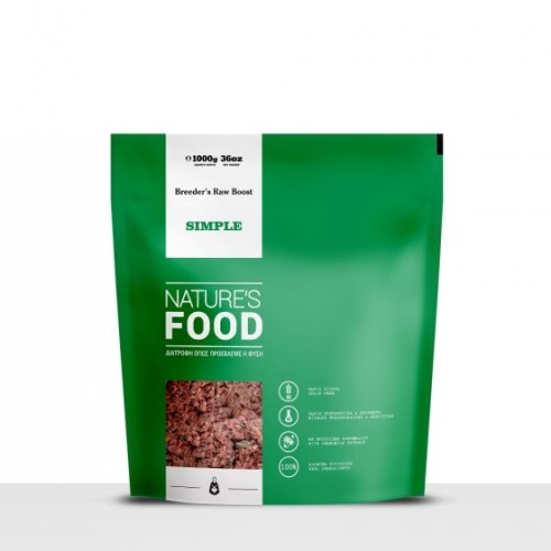 Nature's Food Breeder Raw Boost Simple 1kg