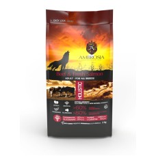 Ambrosia Beef and Fresh Salmon Adult  Ξηρά Τροφή για Ενήλικους Σκύλους 12kg