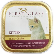 FIRST CLASS Koνσέρβα Γάτας Kitten με Κοτόπουλο 100gr