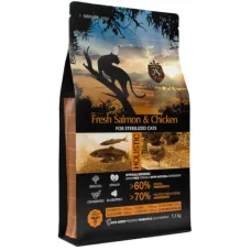 Ambrosia Grain Free Cat Adult Sterilised Fresh Salmon & Chicken 1,5kg