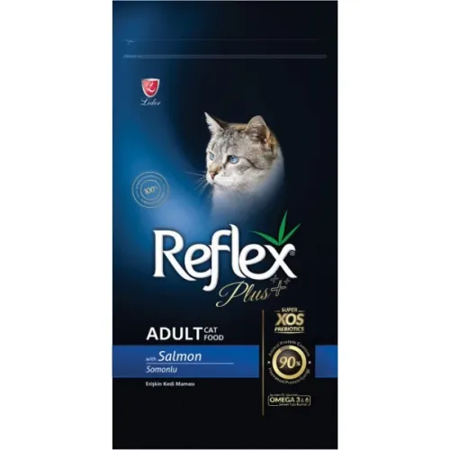Reflex Plus Adult Cat Ξηρά Τροφή για Ενήλικες Γάτες με Σολομό 1.5kg