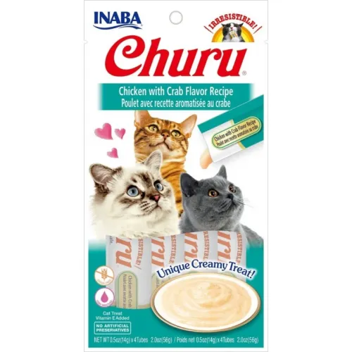 Churu Cat Chicken with Crab 4 x 14gr