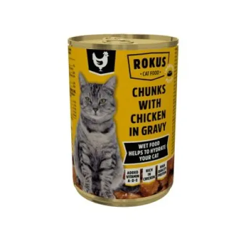 Rokus Γάτας με Κοτόπουλο 810gr