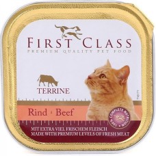 FIRST CLASS Koνσέρβα Γάτας Με Μοσχάρι 100gr