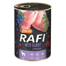 Rafi Dog Πατέ με Κουνέλι, Μύρτιλο & Κράνμπερι 800gr