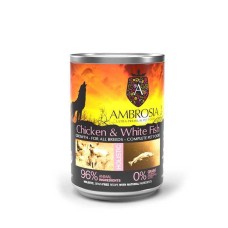 Ambrosia Υγρή Τροφή για Κουτάβια σε Κονσέρβα με Κοτόπουλο χωρίς Σιτηρά 400gr