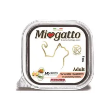 Δισκάκι MIOGATTO Adult Σολομός & γαρίδα 100gr