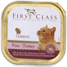 FIRST CLASS Koνσέρβα Γάτας Με Γαλοπούλα 100gr