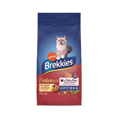 BREKKIES ADULT CAT DELICE MEAT