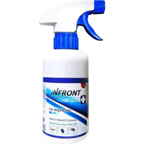 Infront Spray αντιπαρασιτικό σπρέι για σκύλους και γάτες 375ml