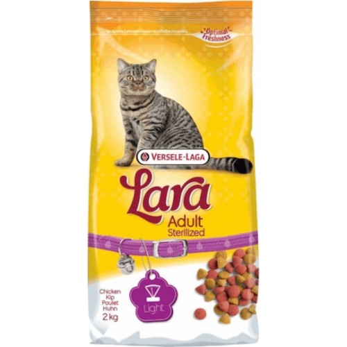Lara Adult Sterilized Light με Κοτόπουλο 2kl