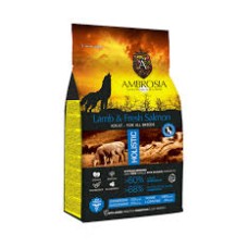 Ambrosia Lamb & Fresh Salmon Adult All Breeds 12kg Ξηρά Τροφή χωρίς Σιτηρά