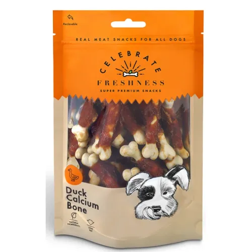 Λιχουδιές Celebrate Freshness Calcium Bones 100gr με Πάπια